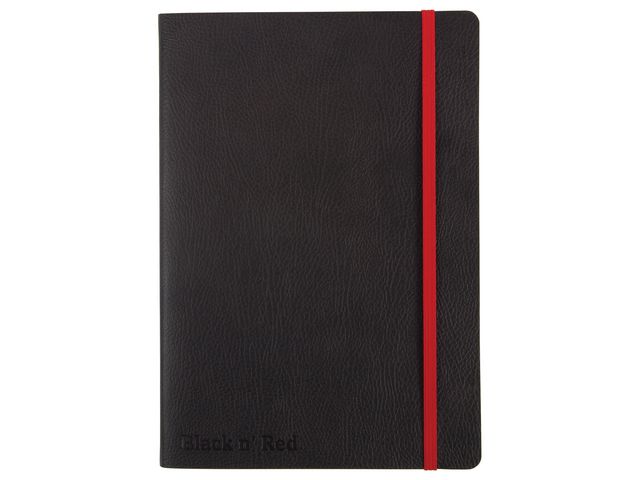 Oxford Black N' Red Anteckningsbok A5 soft cover linjerad, st