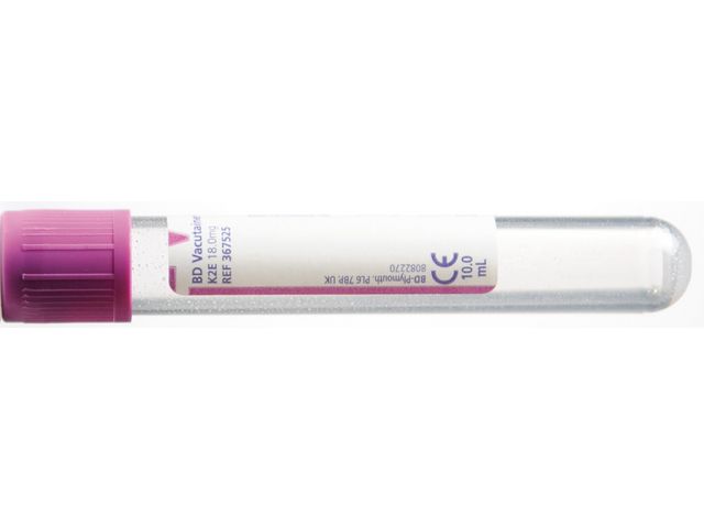 BD™ Hemogardrör Lila K2 EDTA 10/10ml, fp om 100 st