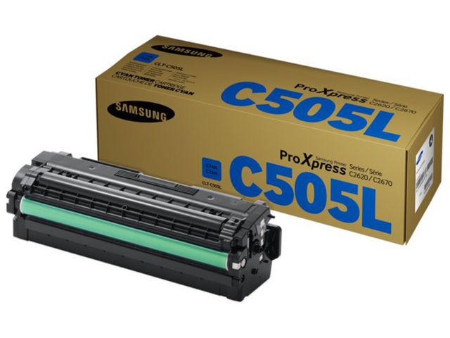 Samsung Toner CLT-C505L/ELS cyan, st