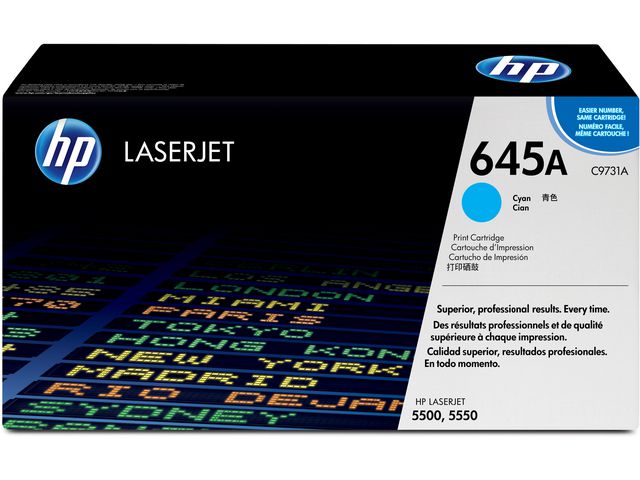 HP Toner C9731A 645A 12K Cyan, st