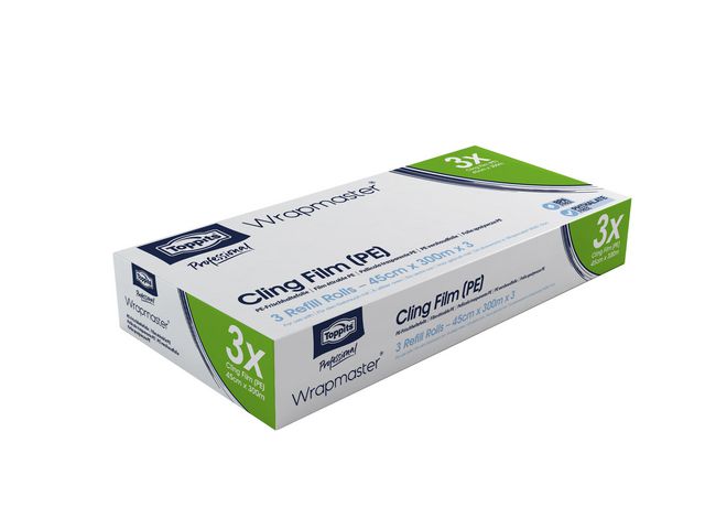 Toppits® Plastfolie 4500 45cmx300M, krt. om 3 st