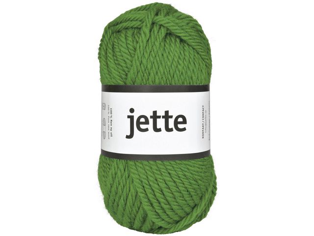 Järbo GARN Ullgarn Jette 50g, grön, st