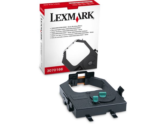 Lexmark Färgband, svart, 3070166, st