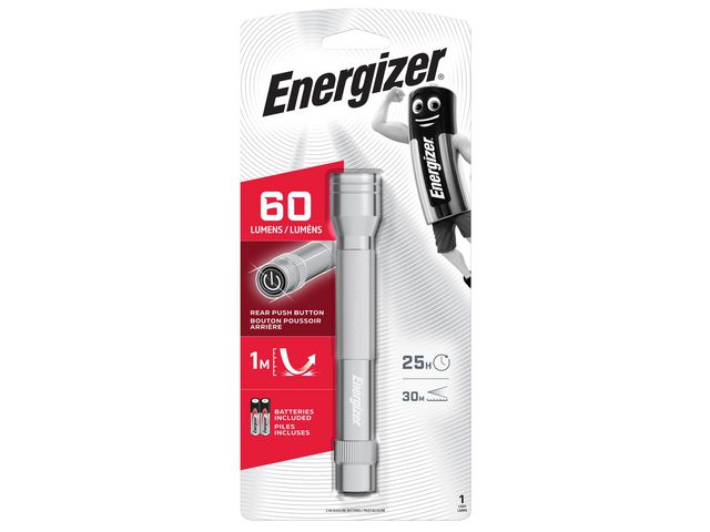 Energizer Ficklampa Metall LED 2 AA, st