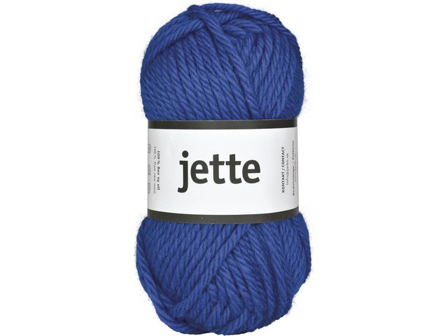 Järbo GARN Ullgarn Jette 50g, blå, st
