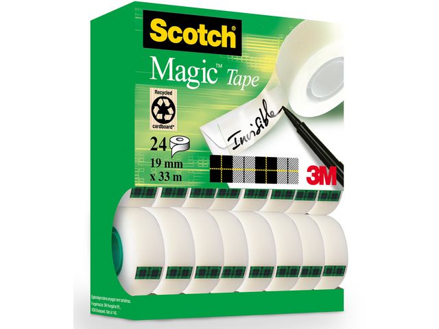 Scotch® Dokumenttejp 810 19mmx33m, fp om 24 rullar