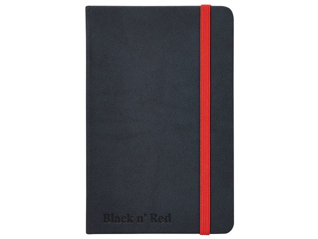 Oxford Black N' Red Anteckningsbok A5 hard cover linjerad, st