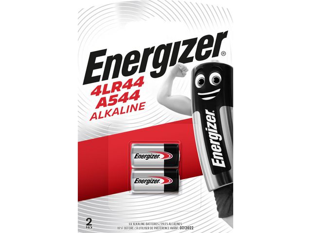 Energizer Batteri 4LR44/A544, kort 2 st