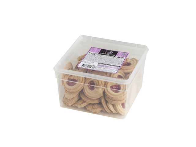 GILLE Kakor GILLE Hallonkransar 800g, fp om 800 g