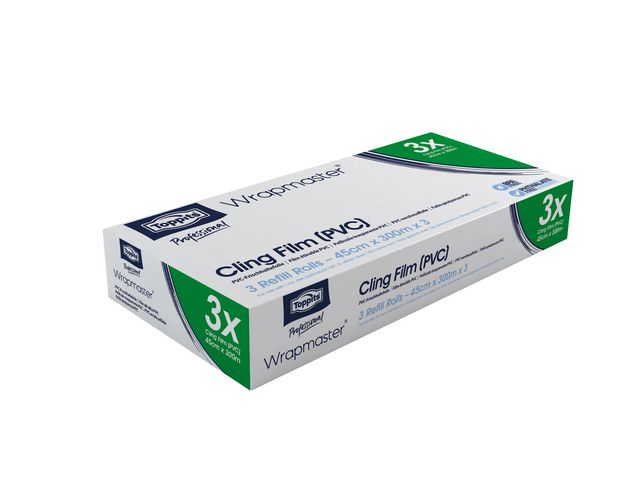Toppits® Plastfolie PVC4500 45cmx300m, krt. om 3 st