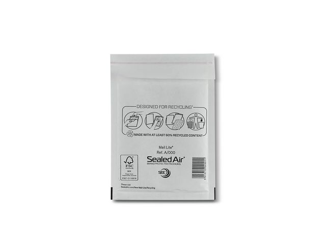 Mail Lite® Bubbelpåse A/000 110x160mm remsa, fp om 100 st