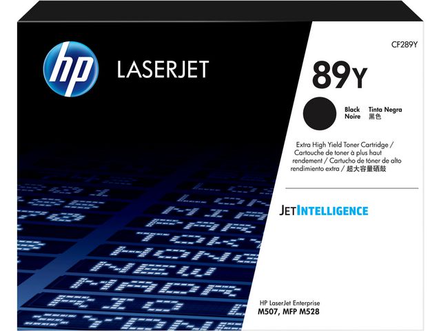 HP Toner CF289Y 89Y 20K Svart, st