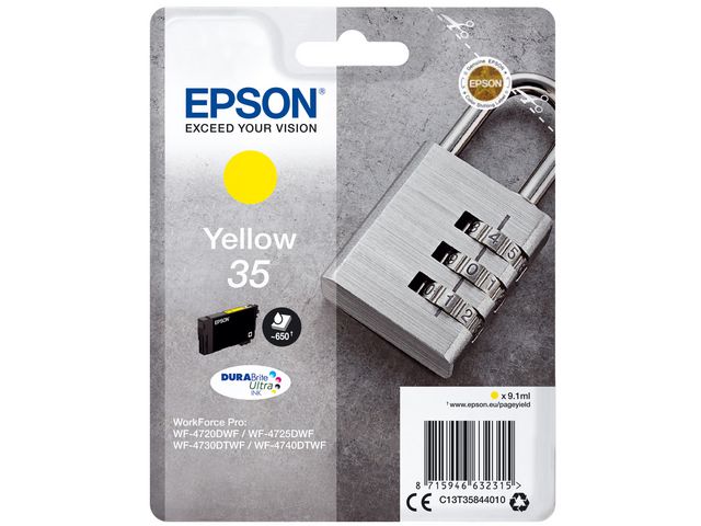 Epson Bläckpatron T3584 Gul, st