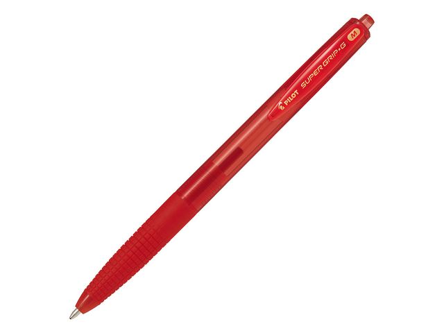 Pilot Kulpenna Super Grip G Medium 1mm röd, st