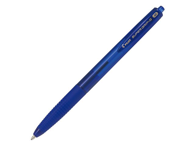 Pilot Kulpenna Super Grip G Medium 1mm blå, st