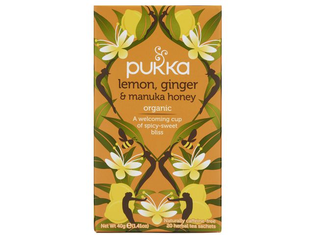 pukka Te Lem Ginger Manuka Honey, fp om 20 st