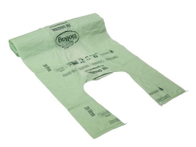 BioBag Papperskorgspåse 20L, rulle om 25 st