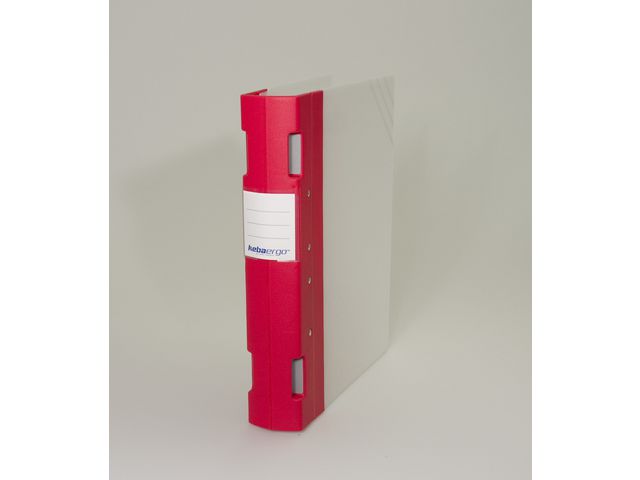 KEBA Gaffelpärm Ergo A4 55mm röd/neutral, st