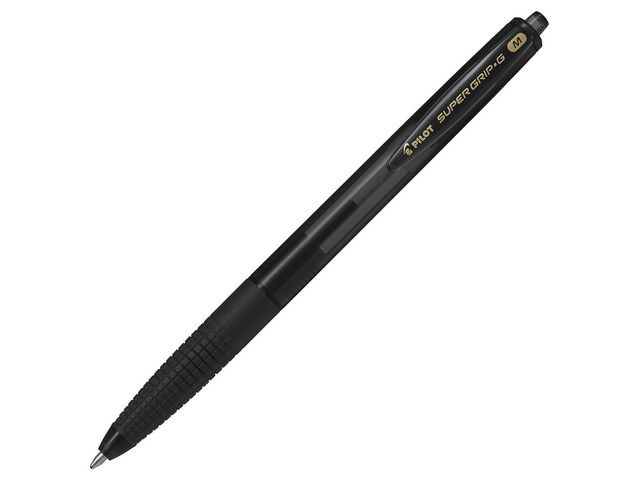 Pilot Kulpenna Super Grip G Medium 1mm svart, st