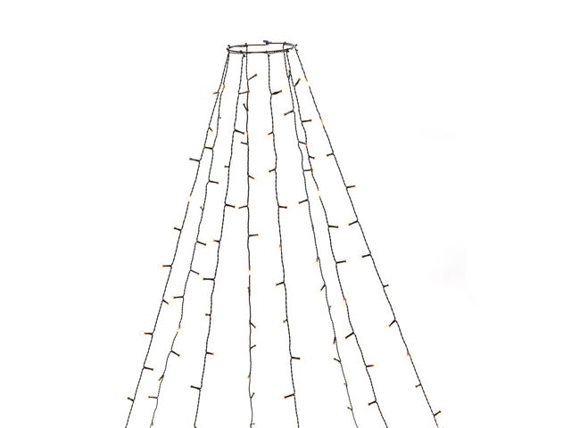 KONSTSMIDE Julgransbelysning 240 LED utomhus 8x2,4m, st
