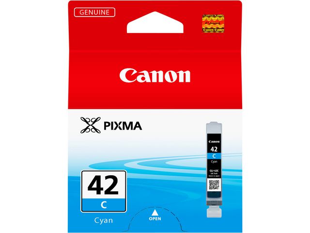 Canon Bläckpatron, PIXMA 42C, cyan, singelförpackning, 6385B001, st