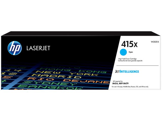 HP Toner W2031X 415X 6K Cyan, st