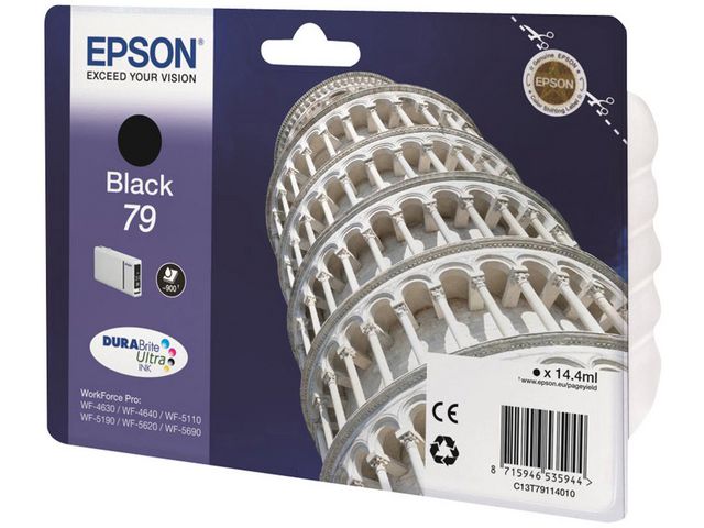 Epson Bläckpatron C13T79114010 Sva., st