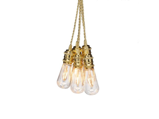 KONSTSMIDE Ljusslinga 8 amber LED E27 3,5m guld, st