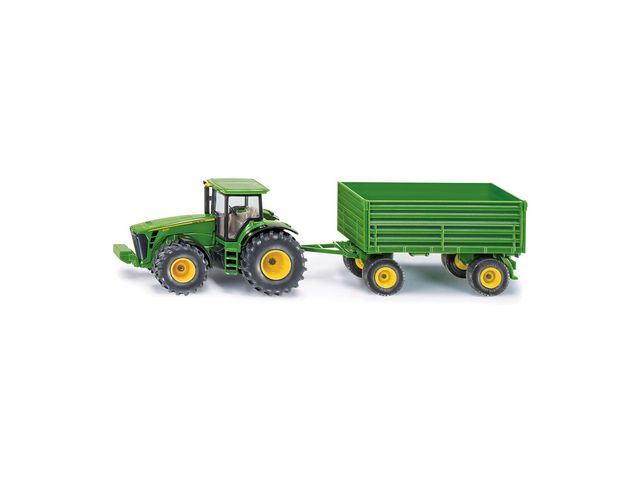 siku Traktor John Deere med släp, st