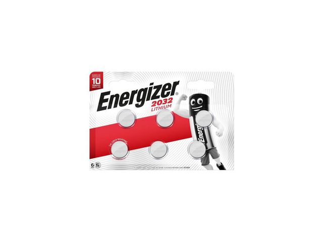 Energizer Batteri Lithium CR2032, fp om 6 st