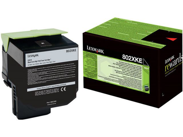 Lexmark Toner, svart, 80C2XKE, st