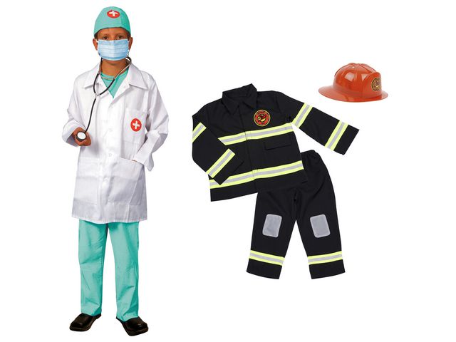 Den Goda Fen Maskeraddräkt Yrken 4-6år 2/fp, fp om 8 st