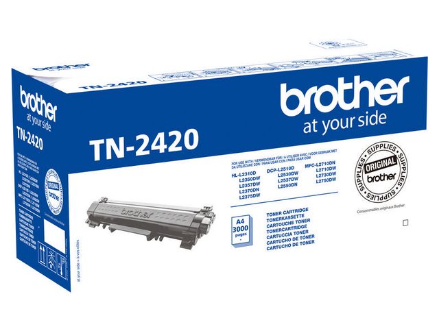 Brother Toner TN2420 Svart, st