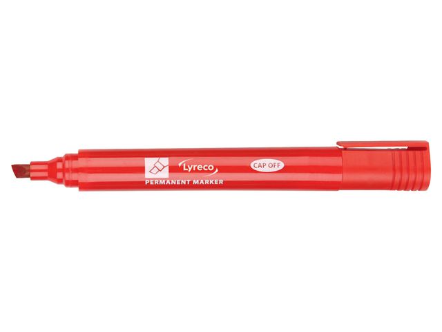 Lyreco Märkpenna 1-5mm sned röd, st