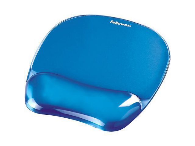 Fellowes Musmatta Gel Handlov Blå, st