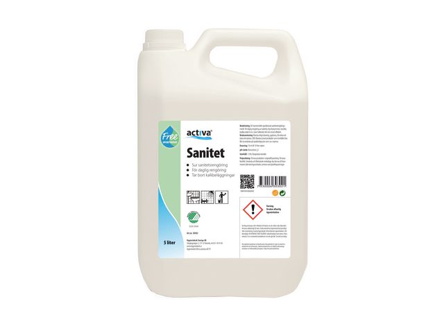 Activa Sanitetsrengöring Free 5L, flaska om 5 l