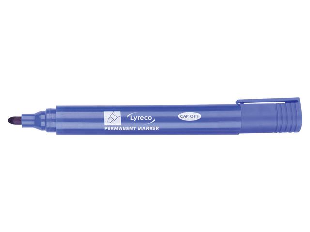 Lyreco Märkpenna 1,5mm rund blå, st