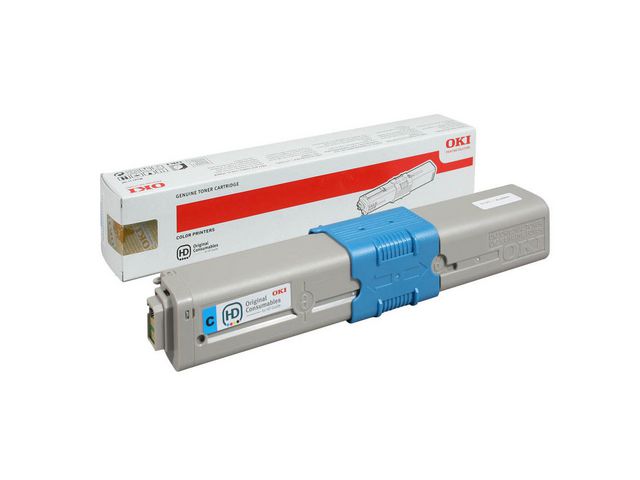 OKI Toner, cyan, singelförpackning, 44469706, st