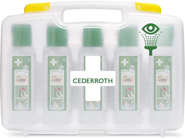 Cederroth Ögondusch i väska 5x500ml, flaska om 500 ml