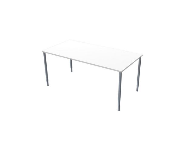LANAB DESIGN Skrivbord Fristående 160x80cm vitlaminat/grå, st