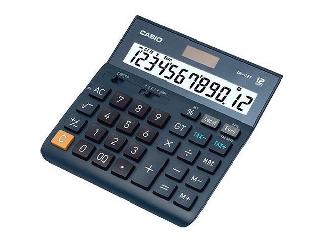 Casio Bordsräknare DH-12ET, st
