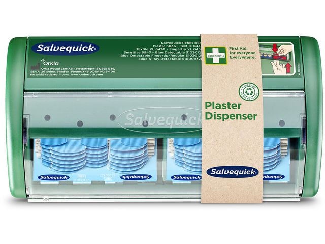 Salvequick Plåsterautomat SALVEQUICK Blå detekt., st