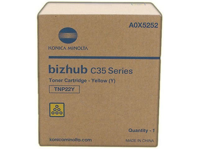 Konica Minolta Toner, TNP-22Y, gul, A0X5252, st