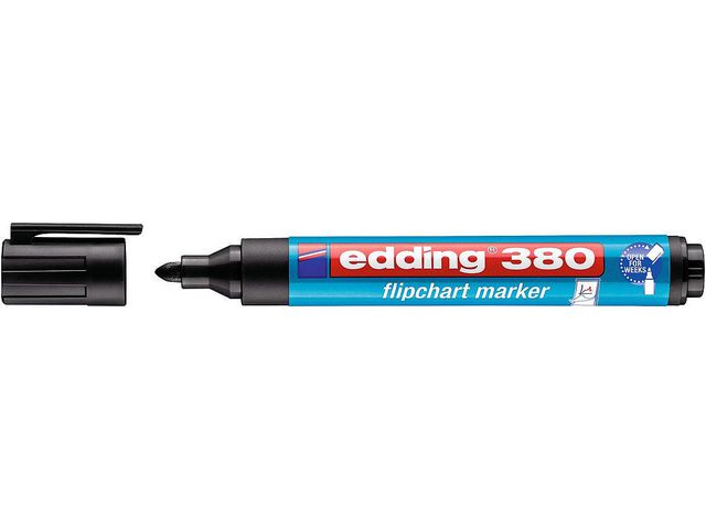 edding Blädderblockspenna 380,  med 1,5 - 3 mm, svart, st
