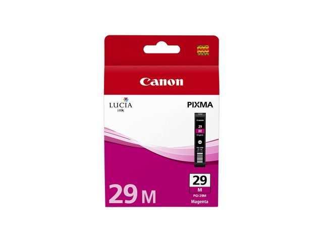 Canon Bläckpatron, 29M, magenta, singelförpackning, 4874B001, st