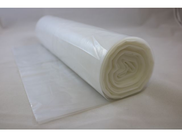 Plastsäck LD 125L 50my transp, rulle om 25 st