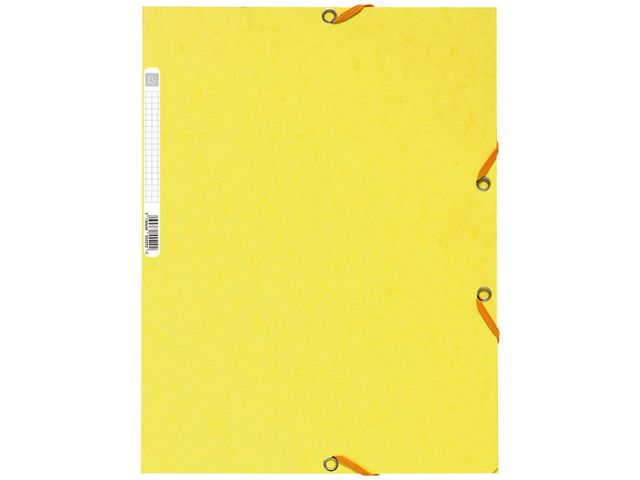 Exacompta Gummibandsmapp 400g 3-klaff Nature Future A4 lemon, st