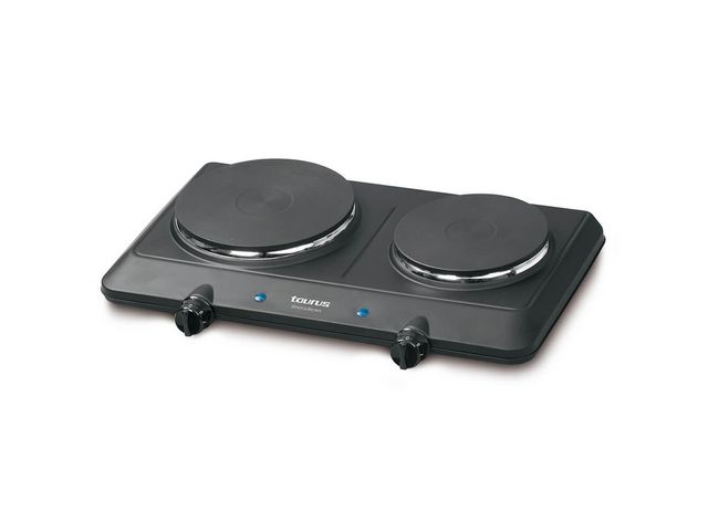 taurus Kokplatta dubbel 2250W svart, st