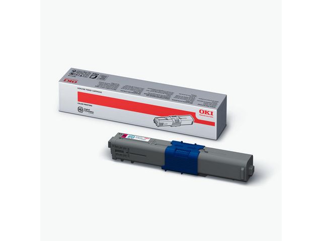 OKI Toner, hög kapacitet, magenta, singelförpackning, 44469723, st