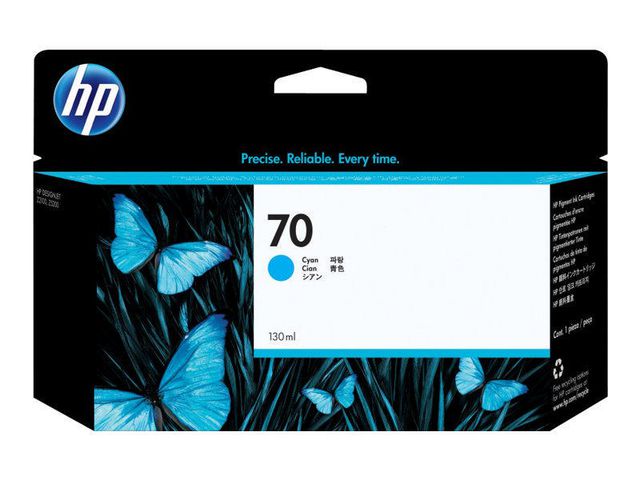 HP Bläckpatron C9452A 70 Cyan, st